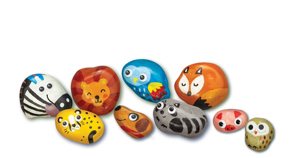 4M - KidzMaker - Paint Your Own Garden Rock