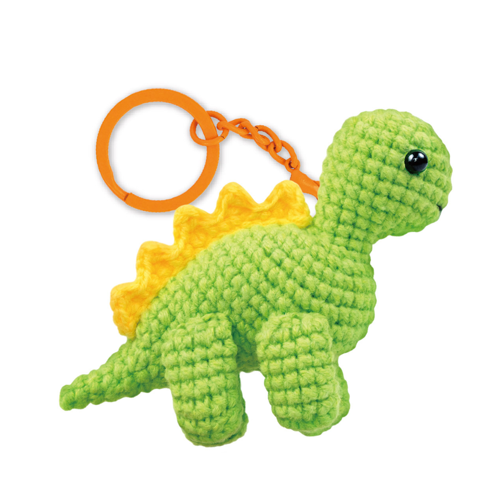 Avenir - Crochet Keychain - Baby Stegosaur