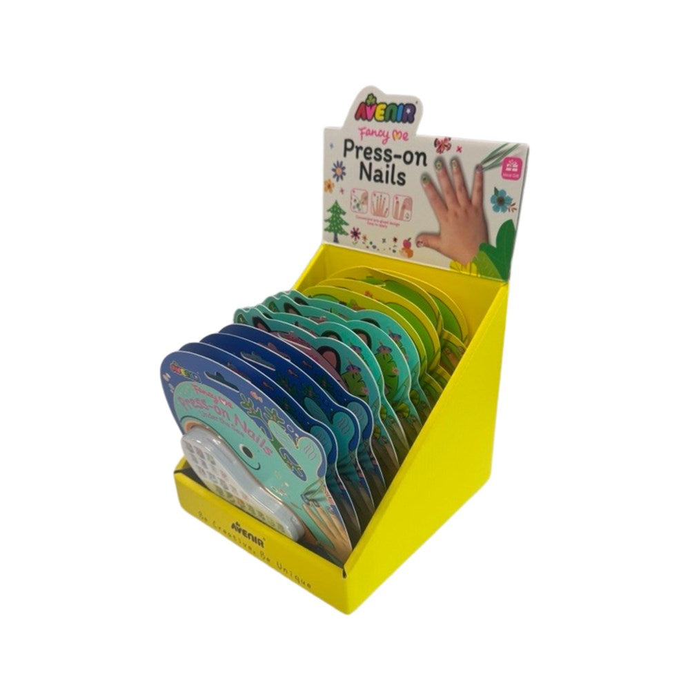 Avenir - Press-on Nails - Display - Assorted 12 pcs