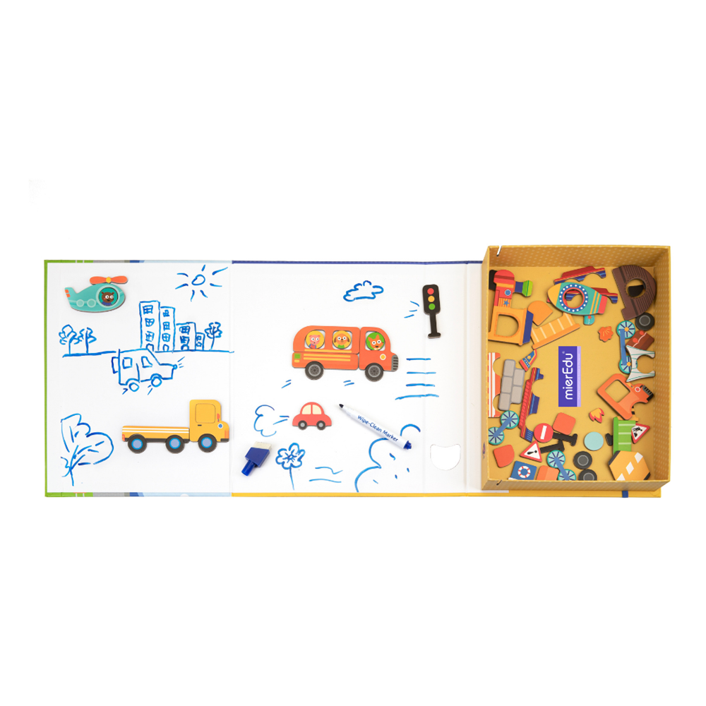 mierEdu - Magnetic Art Case - Vehicles