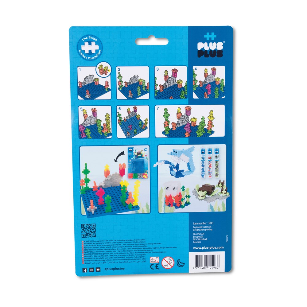 Plus-Plus - Ocean Baseplates Builder 64 pcs