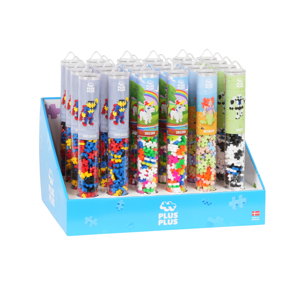 Plus-Plus - Display Pack - Superhero -100 pcs