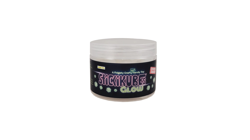 Stickikubes - Glow in the Dark Tub - 125pc