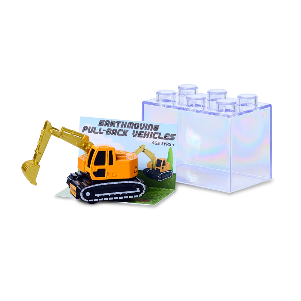 Verney - Diecast Pull-Back Vehicles - Earthmoving Series - 12PC CDU