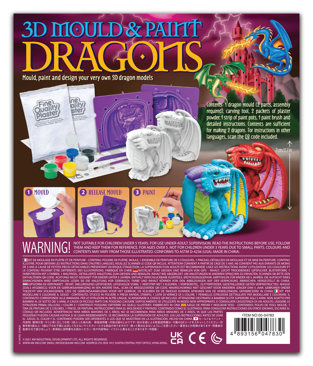 4M - 3D Mould & Paint Dragons - view 8