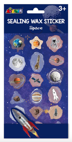 Avenir - Sealing Wax Stickers 10 pack - Space - view 4