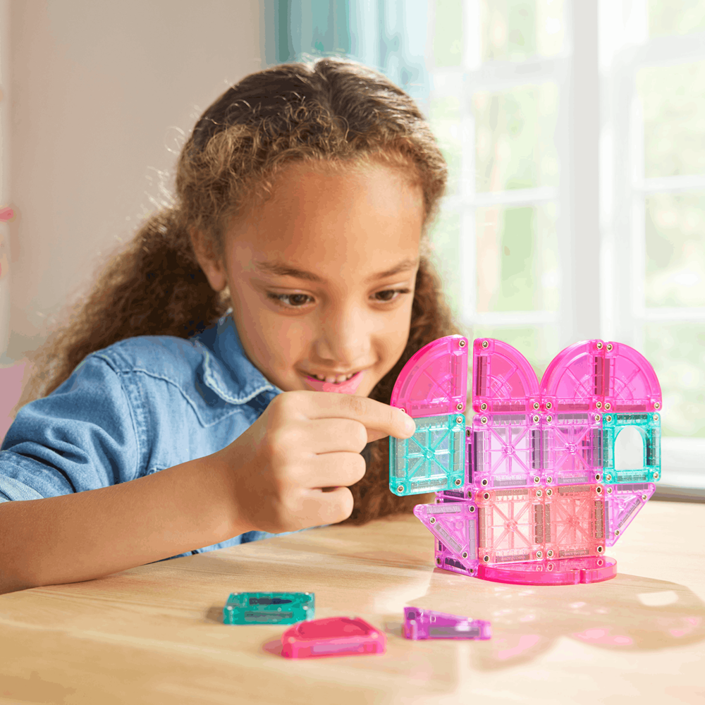 MAGNA-TILES - microMAGS Heart To Heart Travel Set - 26 Piece Set - 12 Unit Counter Display