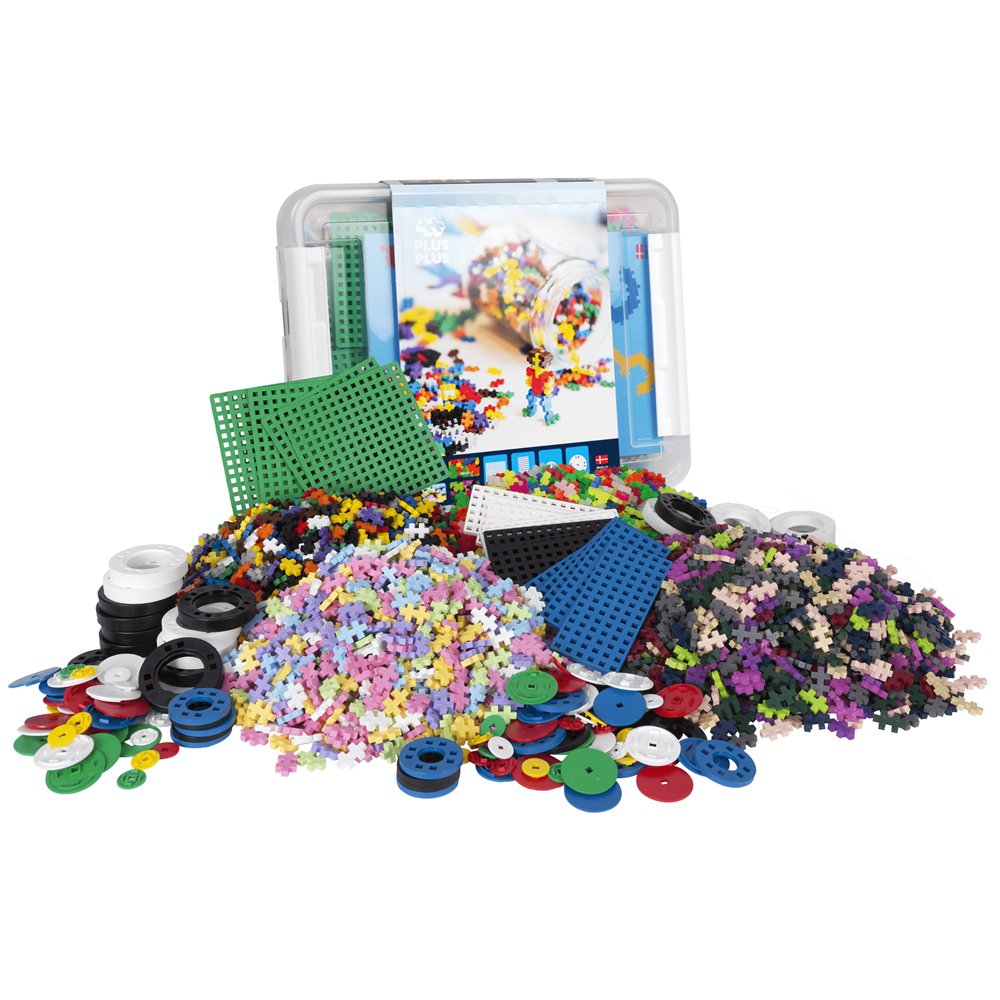 Plus-Plus - Storage Box Mix - 4000pcs