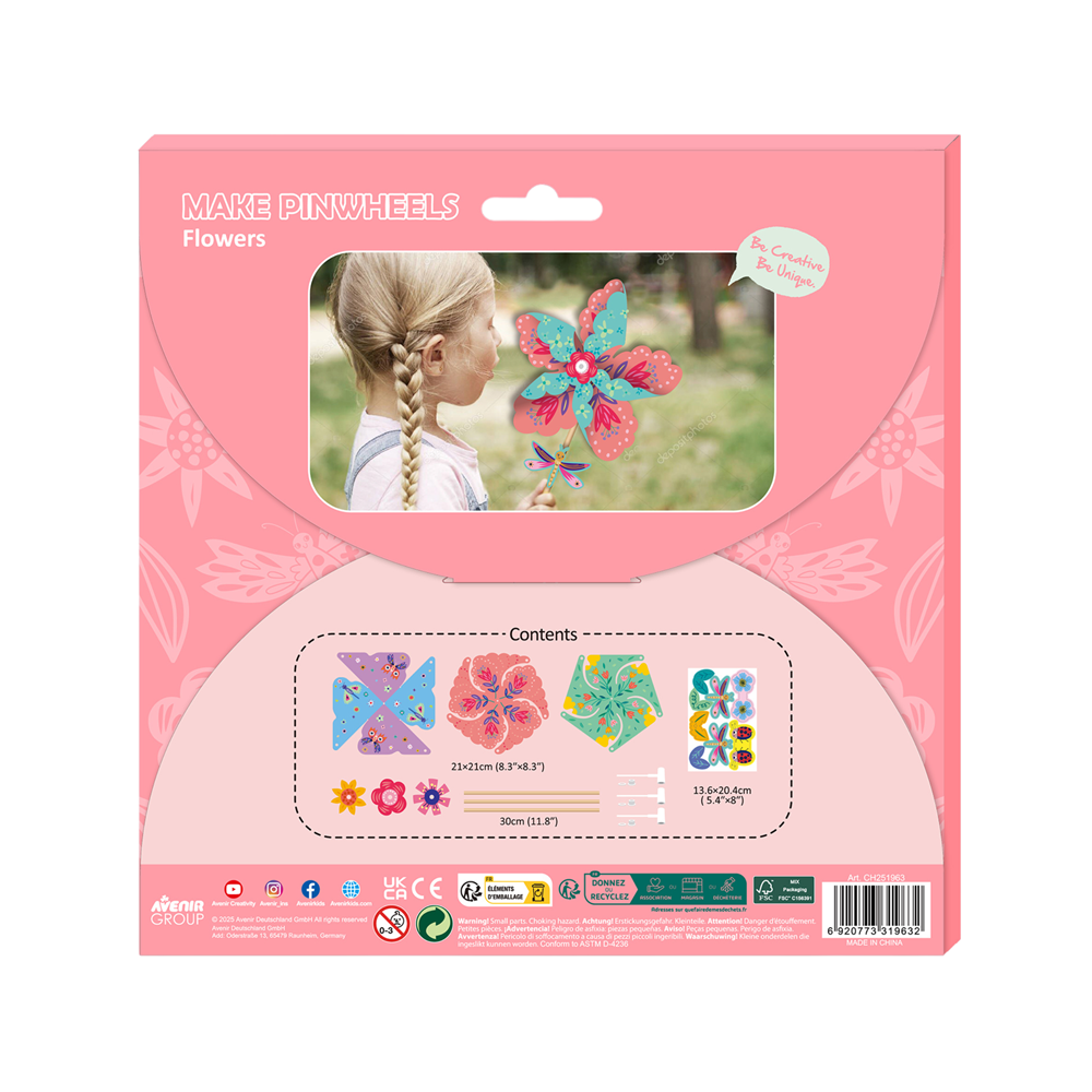 Avenir - Everyday Craft - Make Pinwheels Flowers