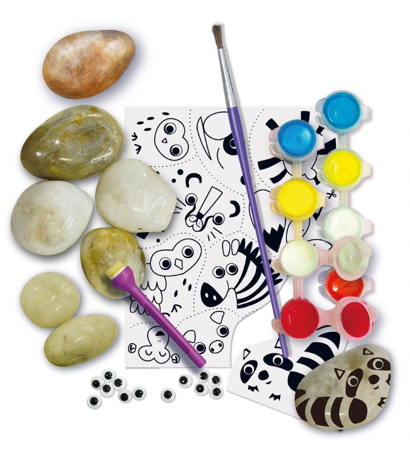 4M - KidzMaker - Paint Your Own Garden Rock