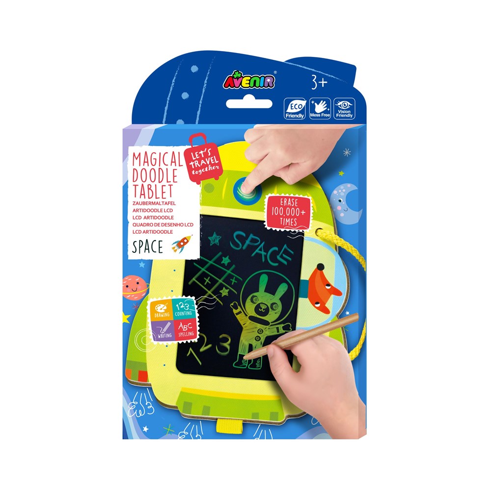 Avenir - LCD Artidoodle Board - Spaceship - 8 Unit Display