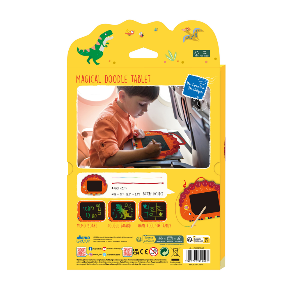 Avenir - LCD Artidoodle Board - Dinosaur