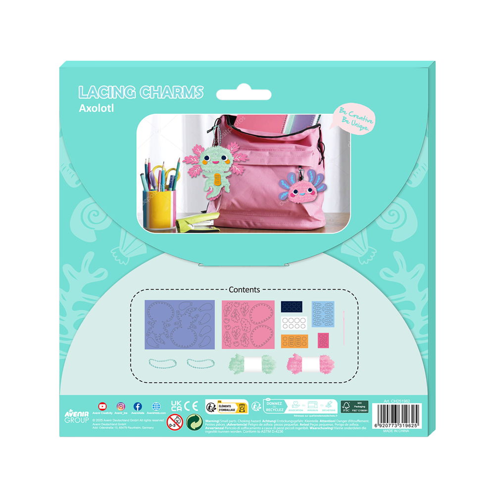 Avenir - Everyday Craft - Lacing Charms Axolotl - view 18
