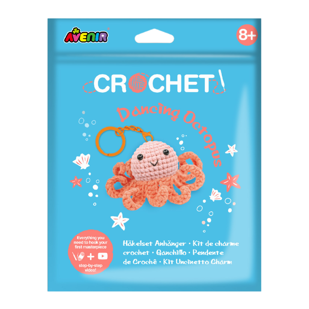 Avenir - Crochet Keychain - Dancing Octopus - view 12