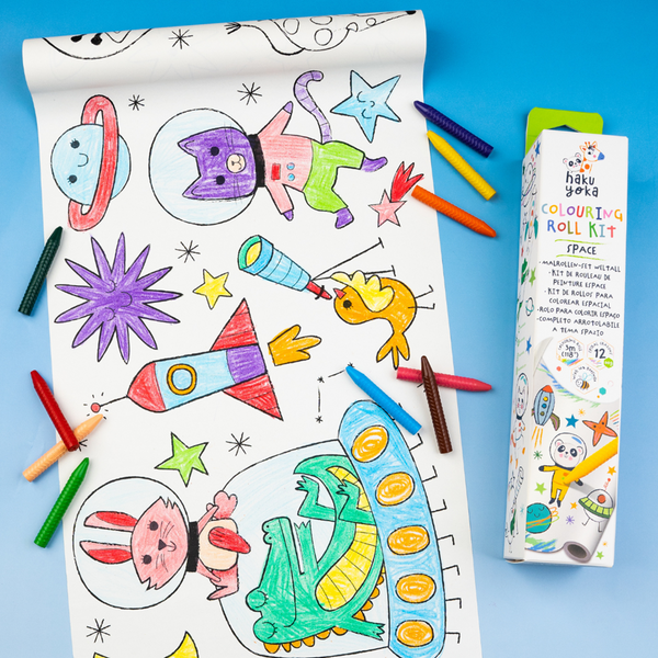 Haku Yoka - Colouring Roll Kit - Space - view 9