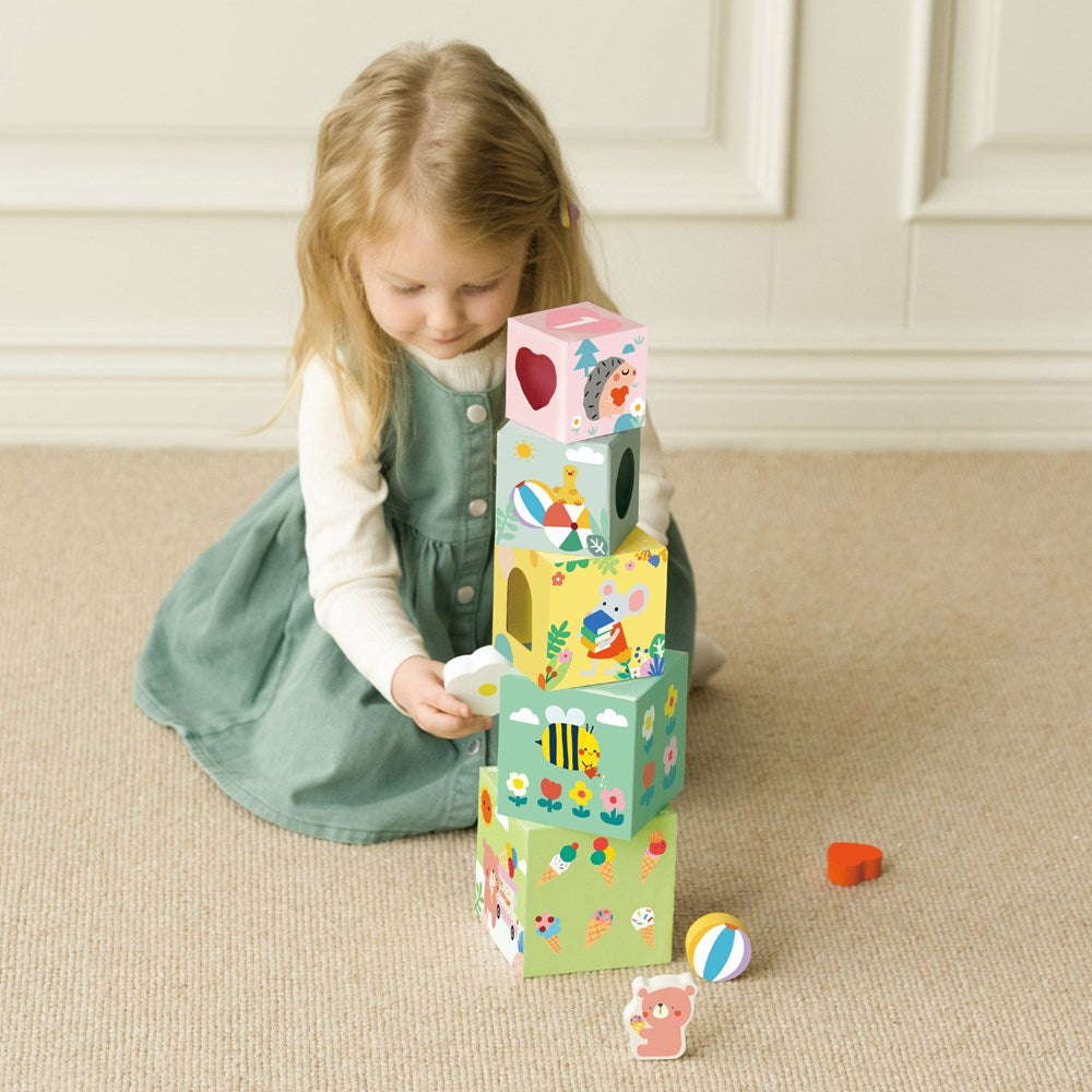 Classic World - Forest Stacking Cubes