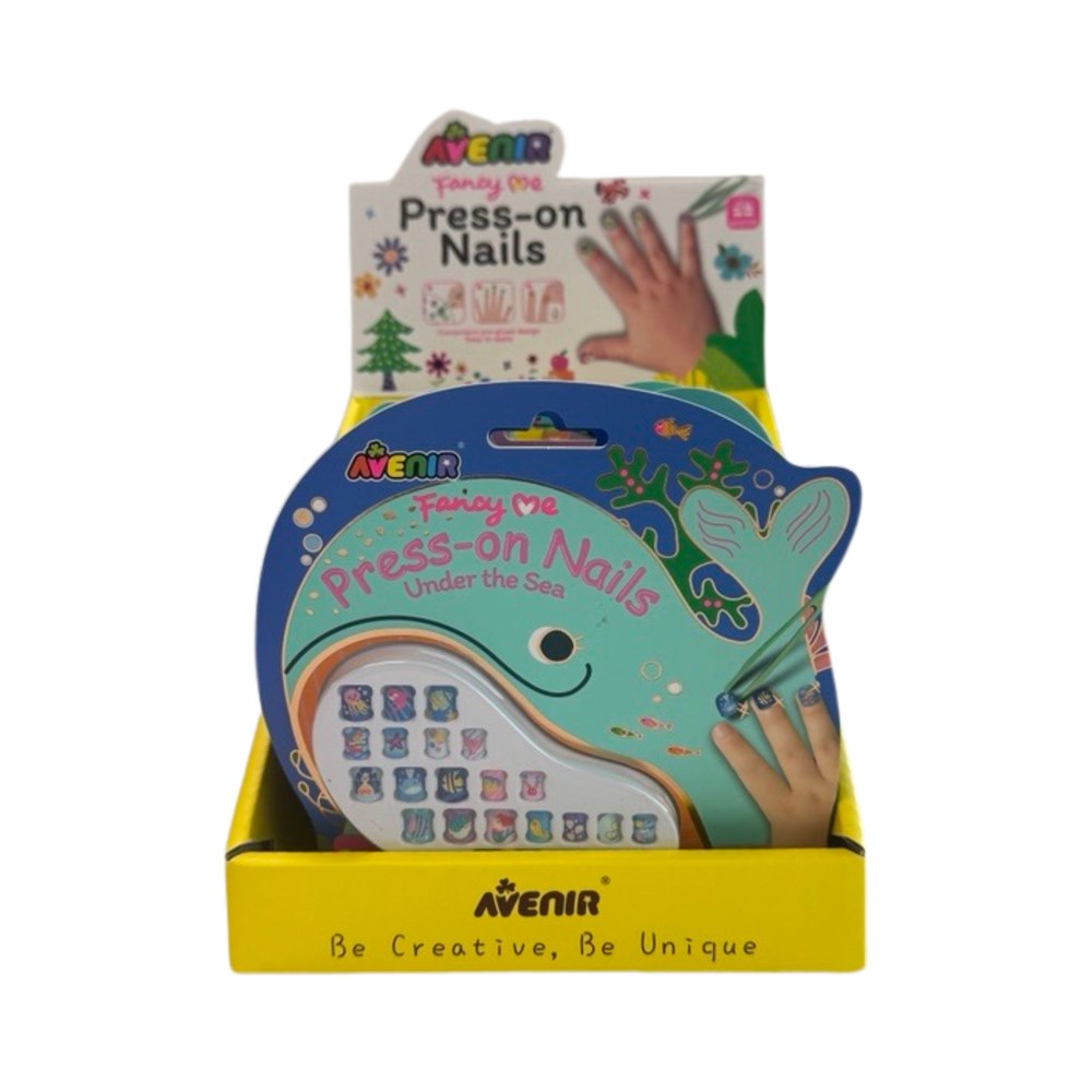 Avenir - Press-on Nails - Display - Assorted 12 pcs