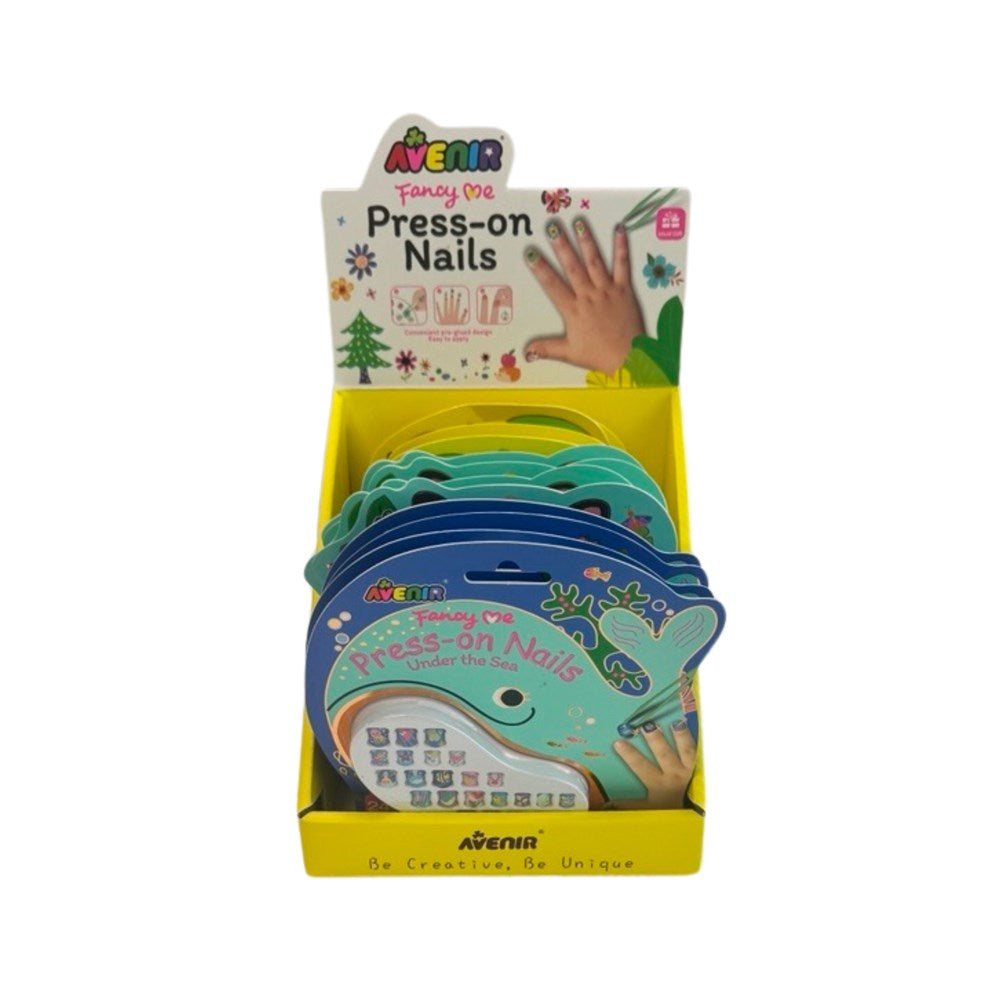 Avenir - Press-on Nails - Display - Assorted 12 pcs