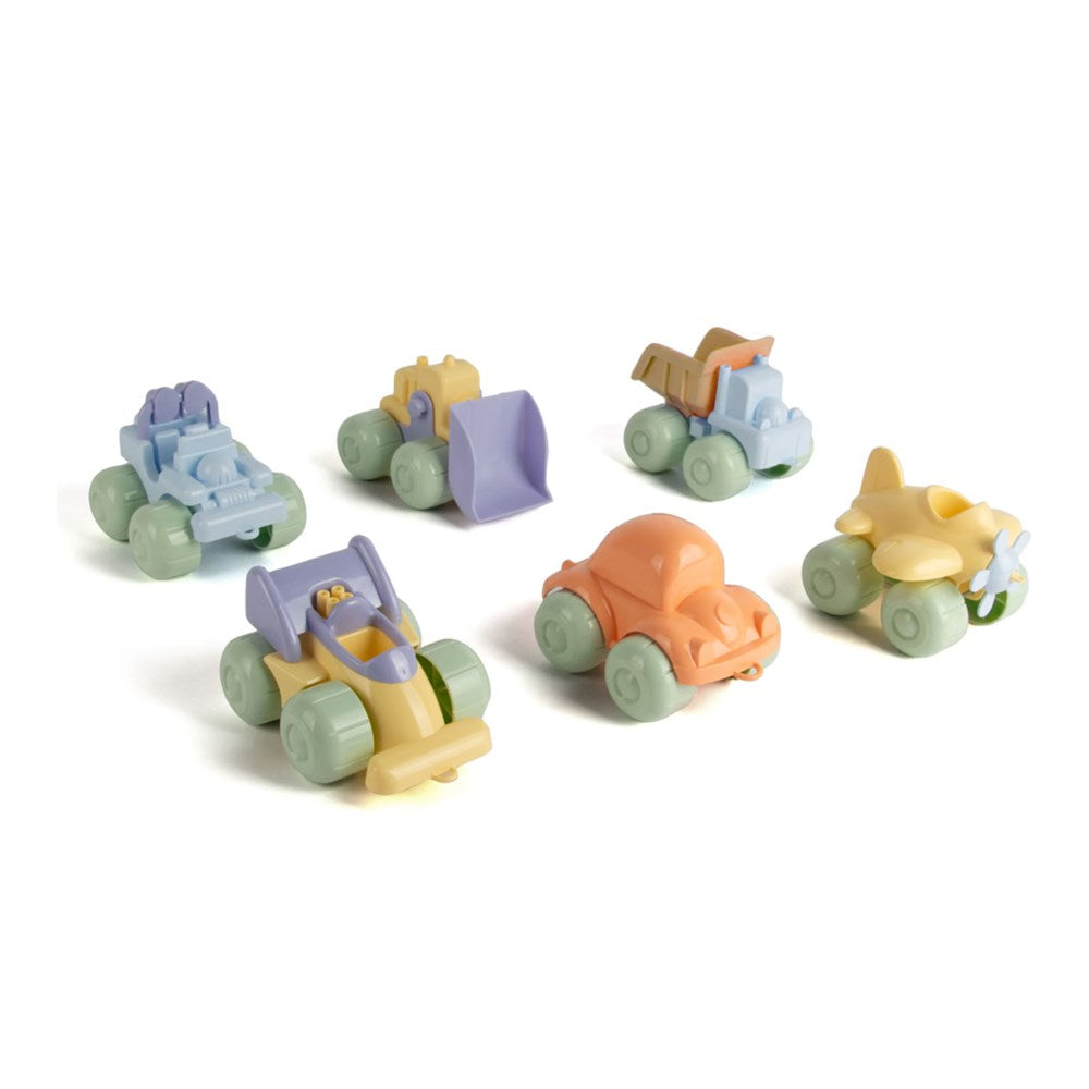 Dantoy - Pastel - Vehicles 17cm - 6pcs asst