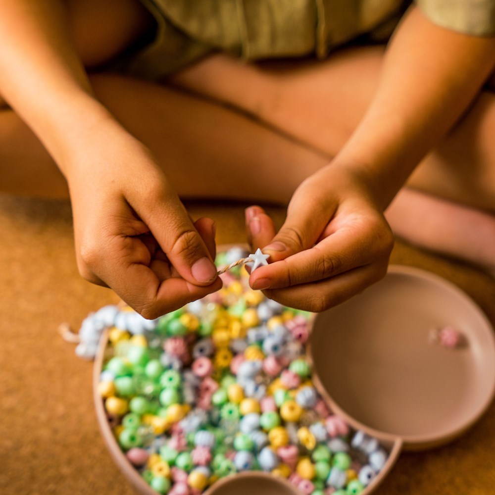 Dantoy - Pastel - Recycled Beads Small (280 pcs)