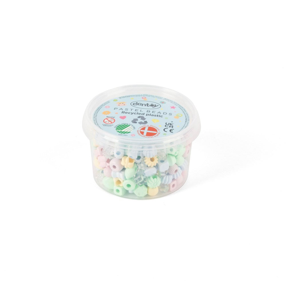 Dantoy - Pastel - Recycled Beads Small (280 pcs)