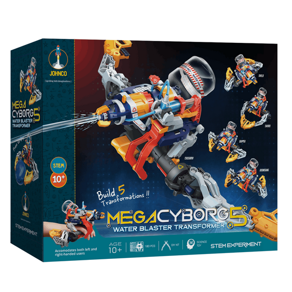 Johnco - Mega Cyborg 5 - Water Blaster Transformer - view 13