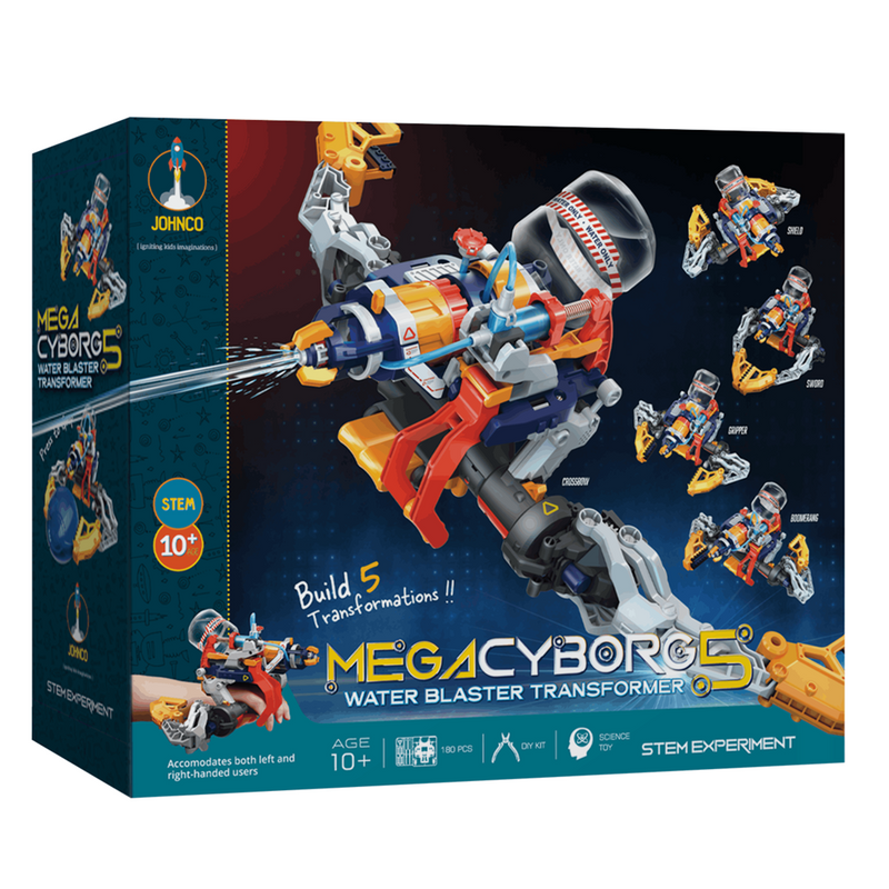 Johnco - Mega Cyborg 5 - Water Blaster Transformer - view 15