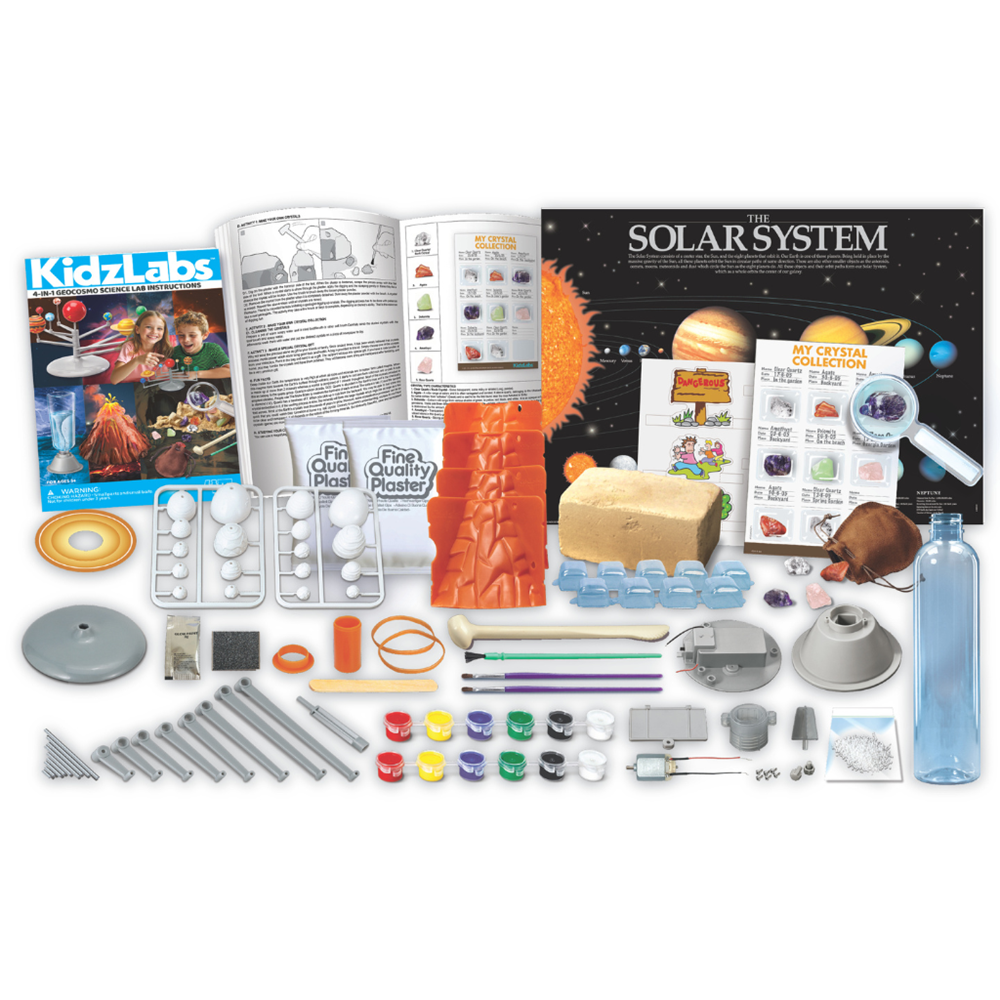 4M - KidzLabs - 4-in-1 GeoCosmo Science Lab