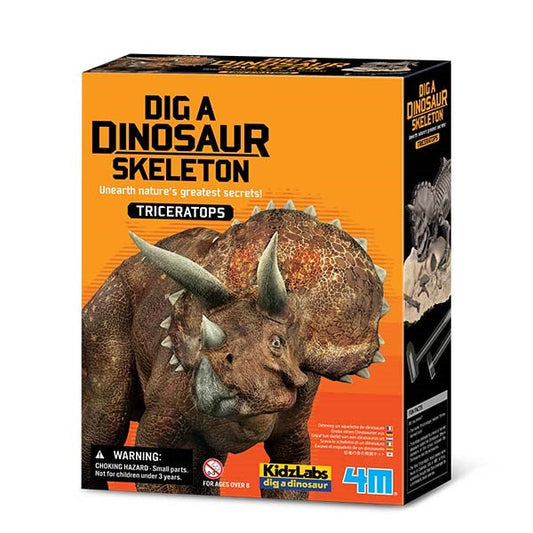 4M - KidzLabs - Dig a Dinosaur - Triceratops