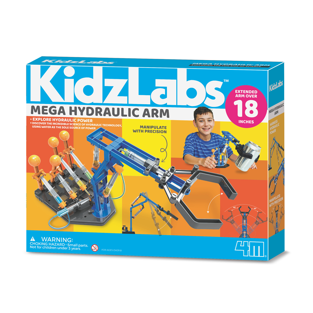 4M - KidzLabs - Mega Hydraulic Arm