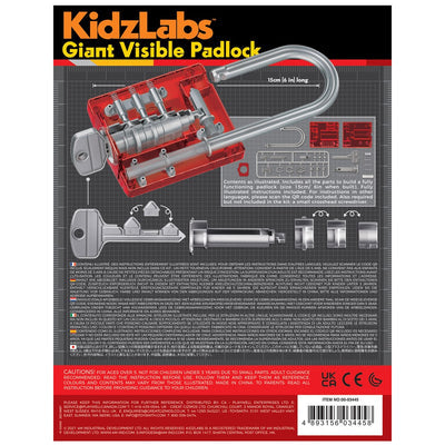 4M - KidzLabs - Giant Visible Padlock - view 9