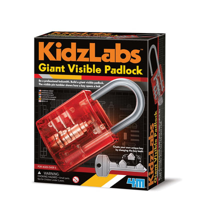 4M - KidzLabs - Giant Visible Padlock - view 14