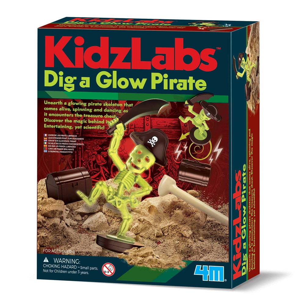 4M - KidzLabs - Magnet Pirate Skelton