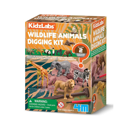 4M - Kidzlabs - Wildlife Animal Digging Kit