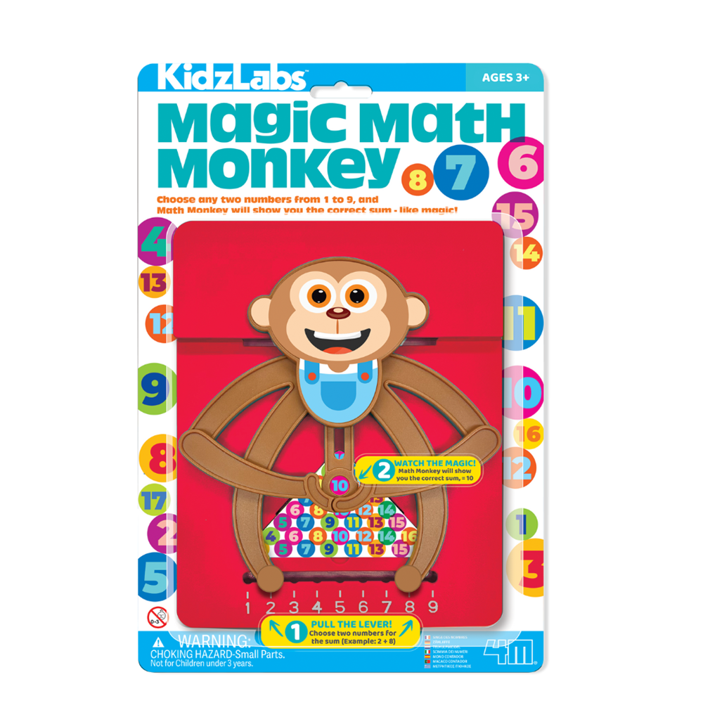 4M - KidzLabs - Magic Math - Monkey