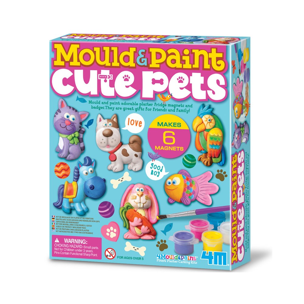 4M - Mould and Paint - Cute Pets