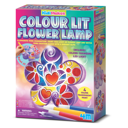 4M - KidzMaker - Colour Lit - Flower Lamp