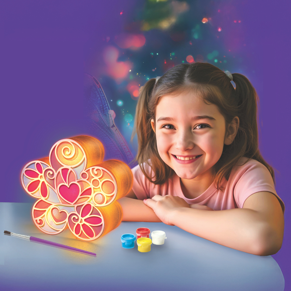 4M - KidzMaker - Colour Lit - Flower Lamp