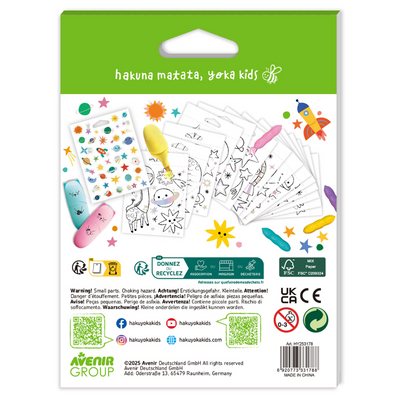 Haku Yoka - Mini Colouring Book - Space - view 2