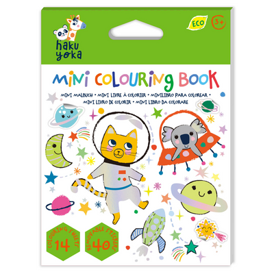 Haku Yoka - Mini Colouring Book - Space - view 8