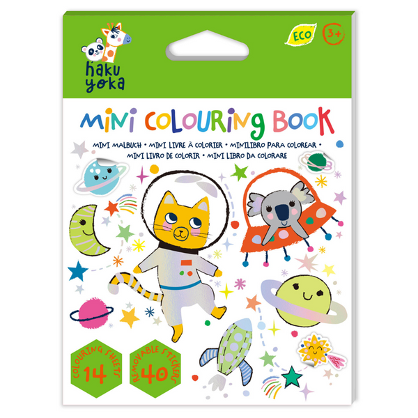 Haku Yoka - Mini Colouring Book - Space - view 9