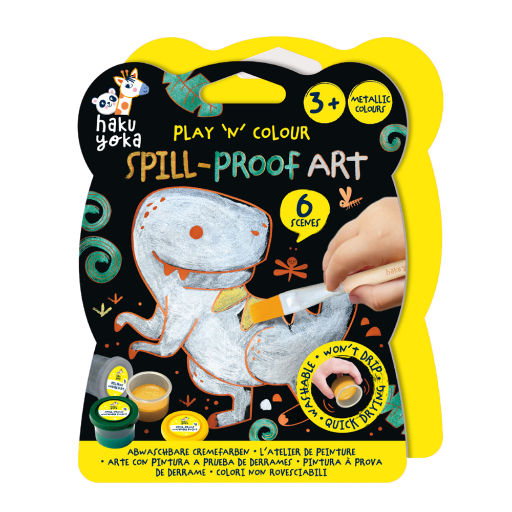 Haku Yoka - Play 'N' Colour - Dino Spill Proof Art - view 12