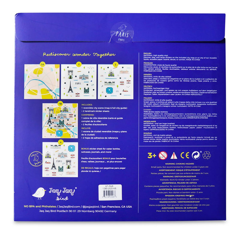 Jaq Jaq Bird - Cities of Wonder Stick It & Go Activity Set - Paris - view 10