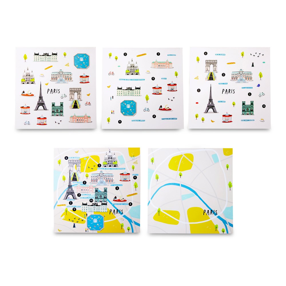 Jaq Jaq Bird - Cities of Wonder Stick It & Go Activity Set - Paris - view 12