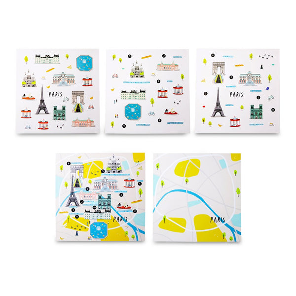 Jaq Jaq Bird - Cities of Wonder Stick It & Go Activity Set - Paris - view 15