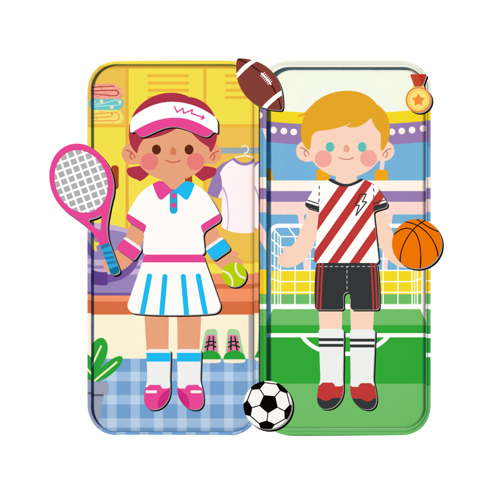 mierEdu - Travel Magnetic Box - Sports Stars