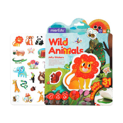 mierEdu - Jelly Stickers - Wild Animals - view 3