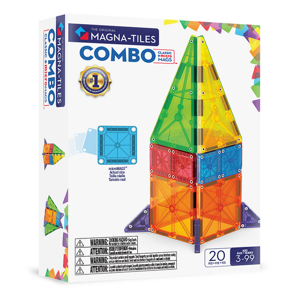 MAGNA-TILES - Combo + microMAGS - 20 Piece Set - view 13
