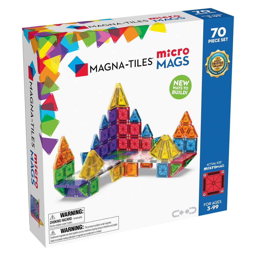 MAGNA-TILES - microMAGS - 70 Piece Set - view 12
