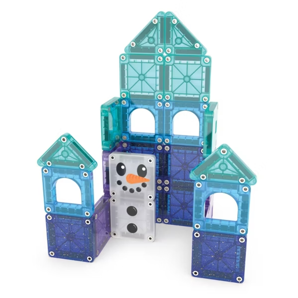 MAGNA-TILES - microMAGS - Winter Wonder 26-Piece Travel Set
